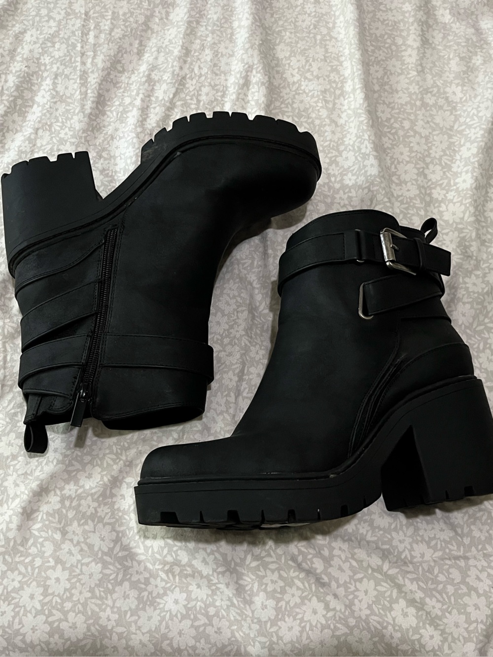 Torrid Platform Chunky Heel Boots Wide Width Shoes